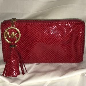 MK mini clutch/cosmetic bag.